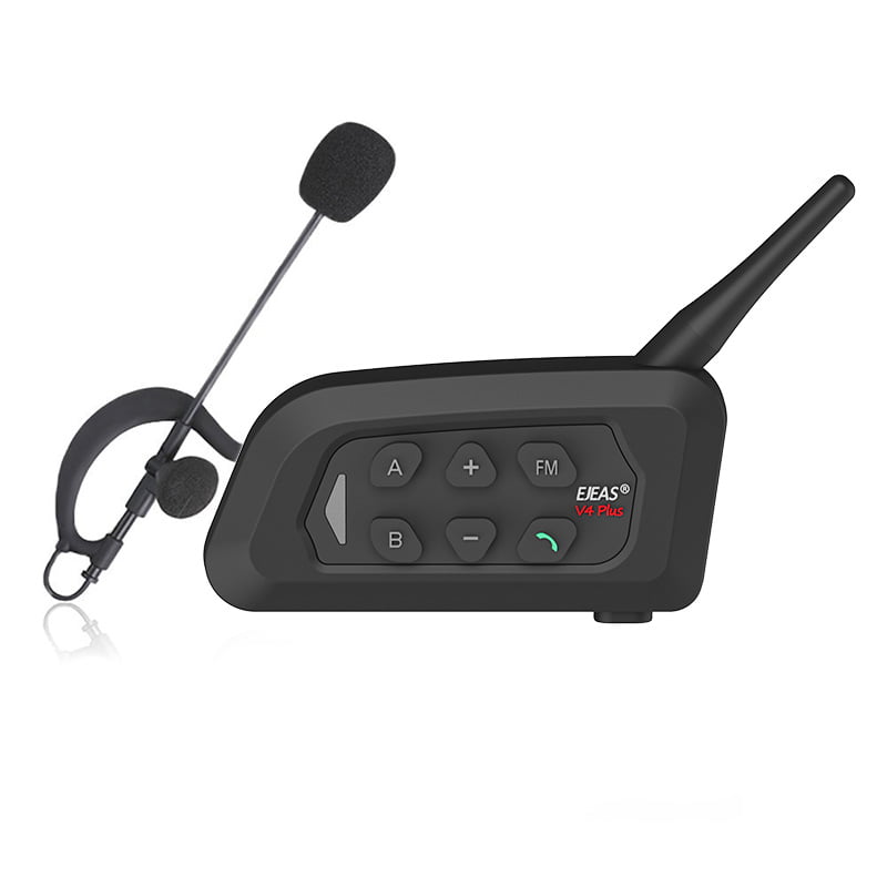 EJEAS V4C Universal Wireless Intercom System Bluetooth 5.1 4 people talk in real time