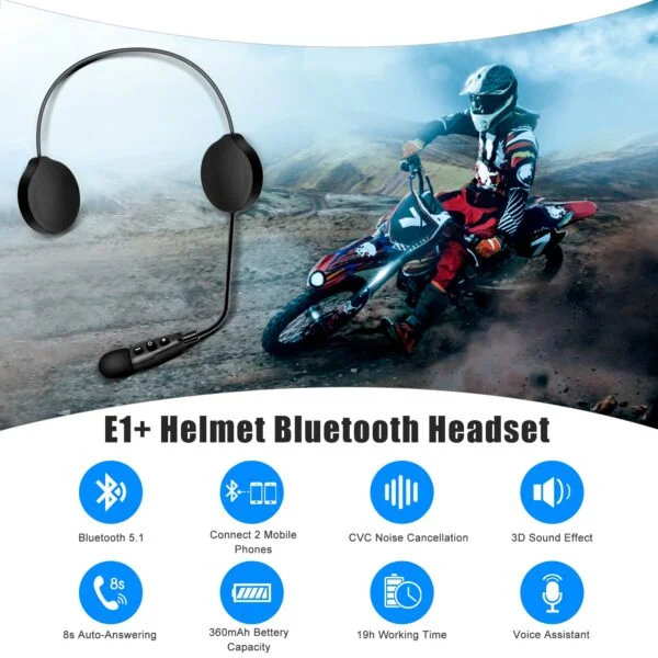 e1+ bluetooth headset