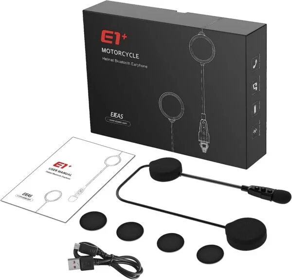EJEAS E1+ Discount Motorcycle Helmet Bluetooth Headset - Image 7