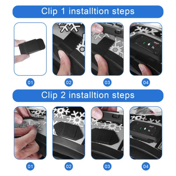 EJEAS V6 Pro+_Motorcycle Bluetooth Headset, Bluetooth 5.1, with 1 cut 5, 2 rider talk at the same time - Image 5