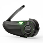 EJEAS Q8_Motorcycle Mesh Intercom, 6 Riders Group Talking at The Same Time